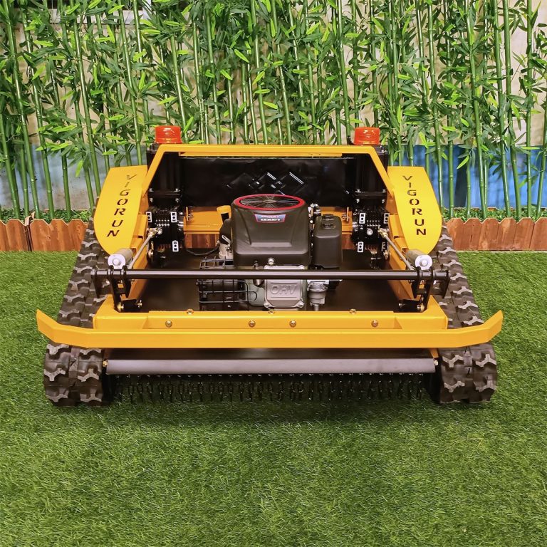 Kablosuz Radyo Kontrol Kauçuk Track Lawnmower Çince En İyi Şirketi