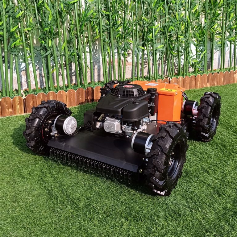 Wireless Radio Control Crawler Bush Trimmer per River Bank
